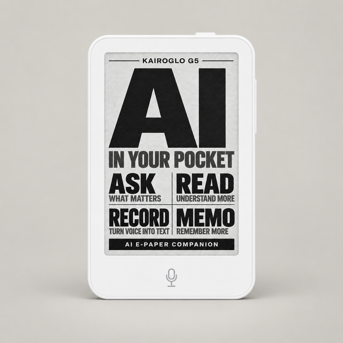 KairoGlo G5 Pocket AI Reader